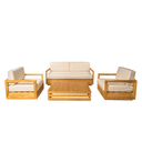 Outdoor Beech Pine Living Set - Havana